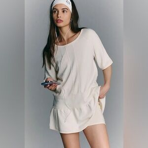 FREE PEOPLE FP Movement Elements Set Ivory Top only size Medium